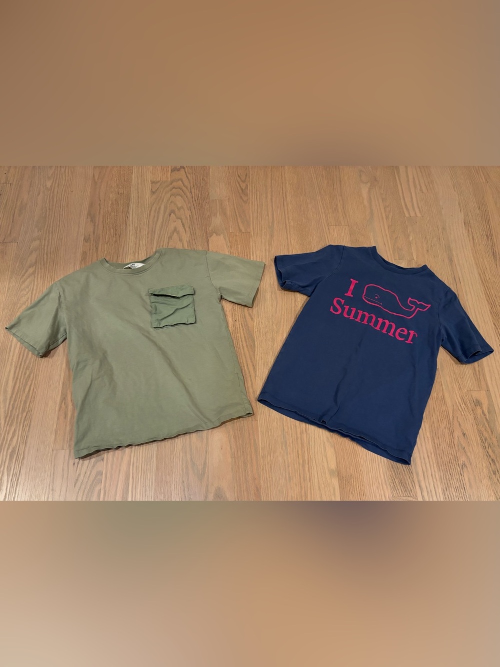 Kids Vineyard Vines & H&M Bundle of 2 Cotton T-shirts Boys Kids Size Small 8Y